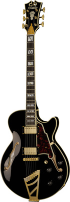 DAngelico Excel SS Solid Black