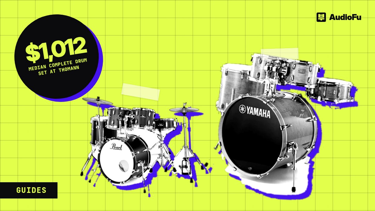 How much does a drum set cost? The price before and after cymbals