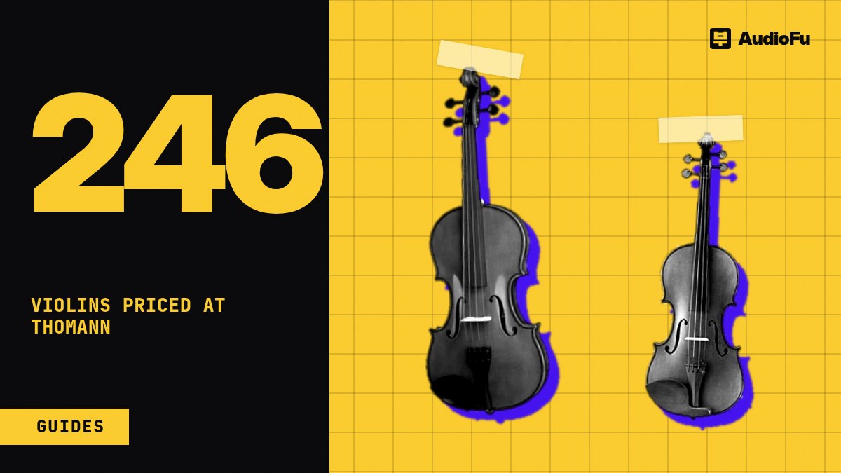 246 violins priced at Thomann