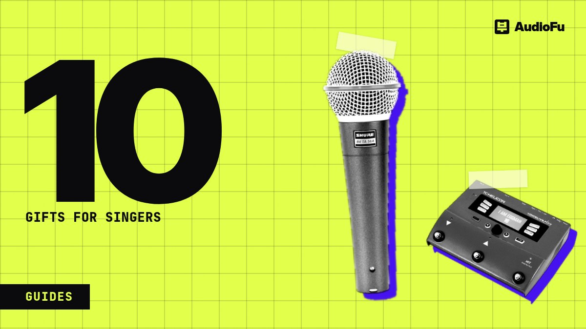 Gifts for singers: a mic of their own, in-ears and a harmony pedal