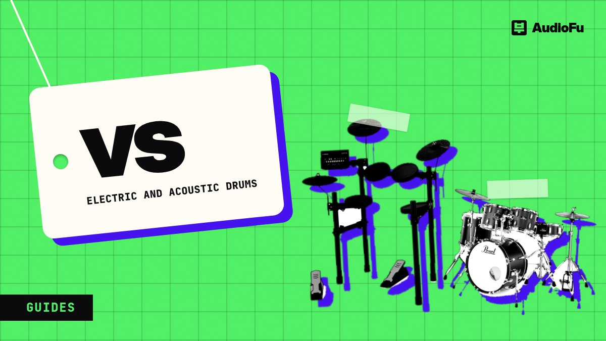 Electric vs acoustic drums: what your neighbors, your space and your budget decide