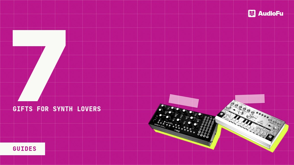 Gifts for synth lovers: an acid bassline, a Moog, a reverb for the drones