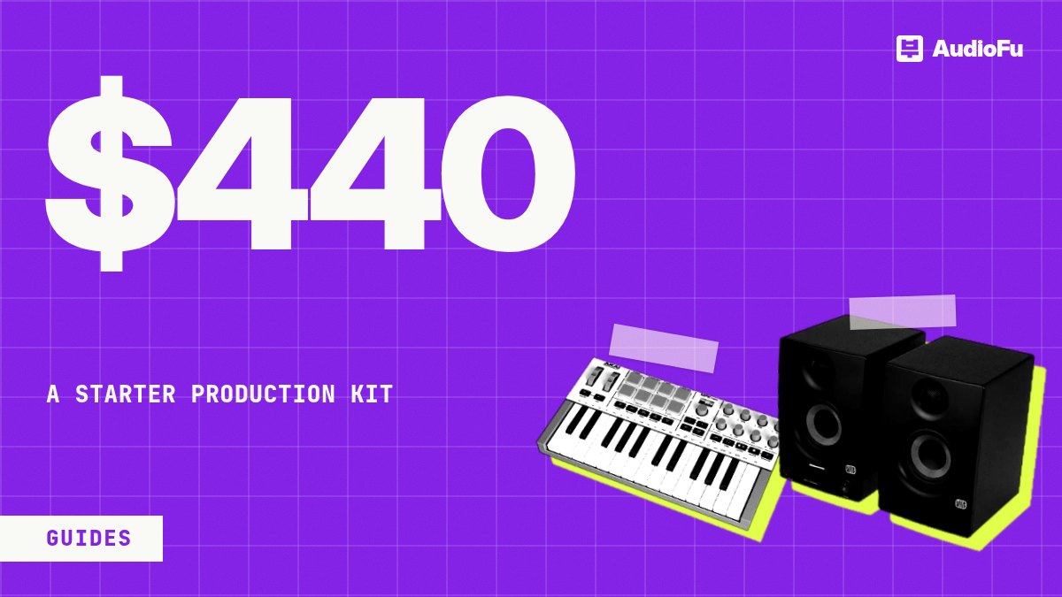 What do you need for music production? A laptop, a DAW and three pieces of gear