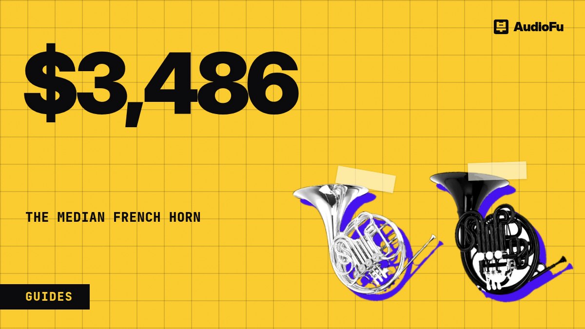How much does a French horn cost? Single horns from $426, doubles from $1,011