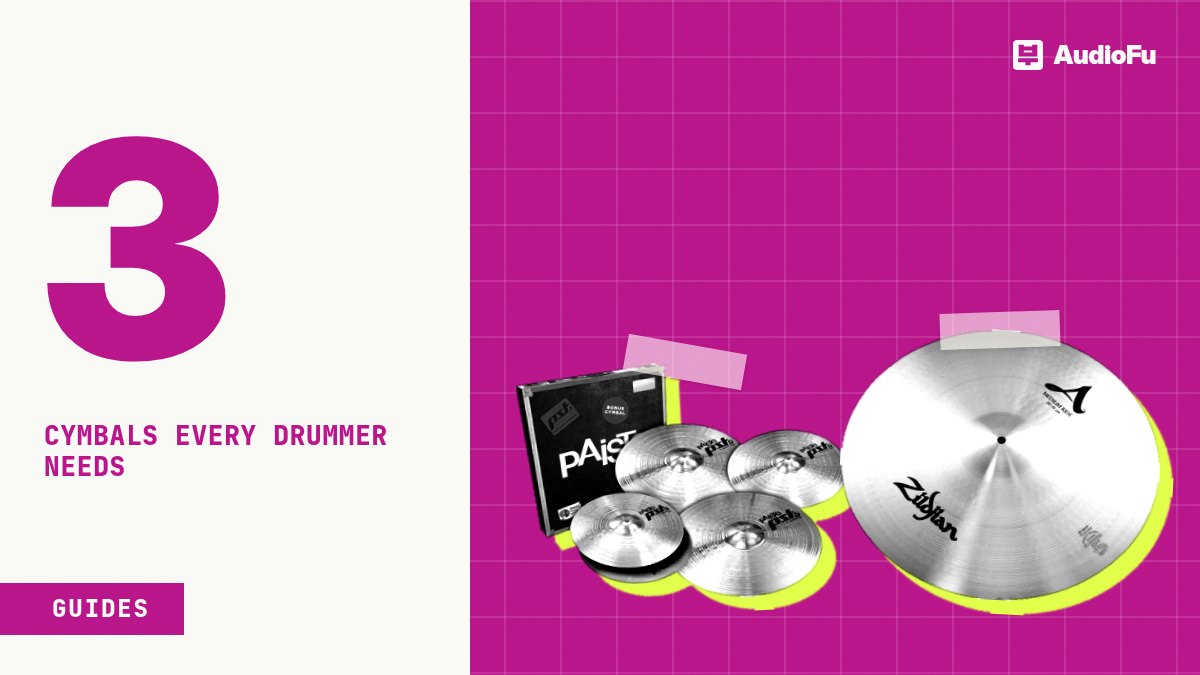 How to choose cymbals: hi-hats first, then a crash and a ride, then the metal