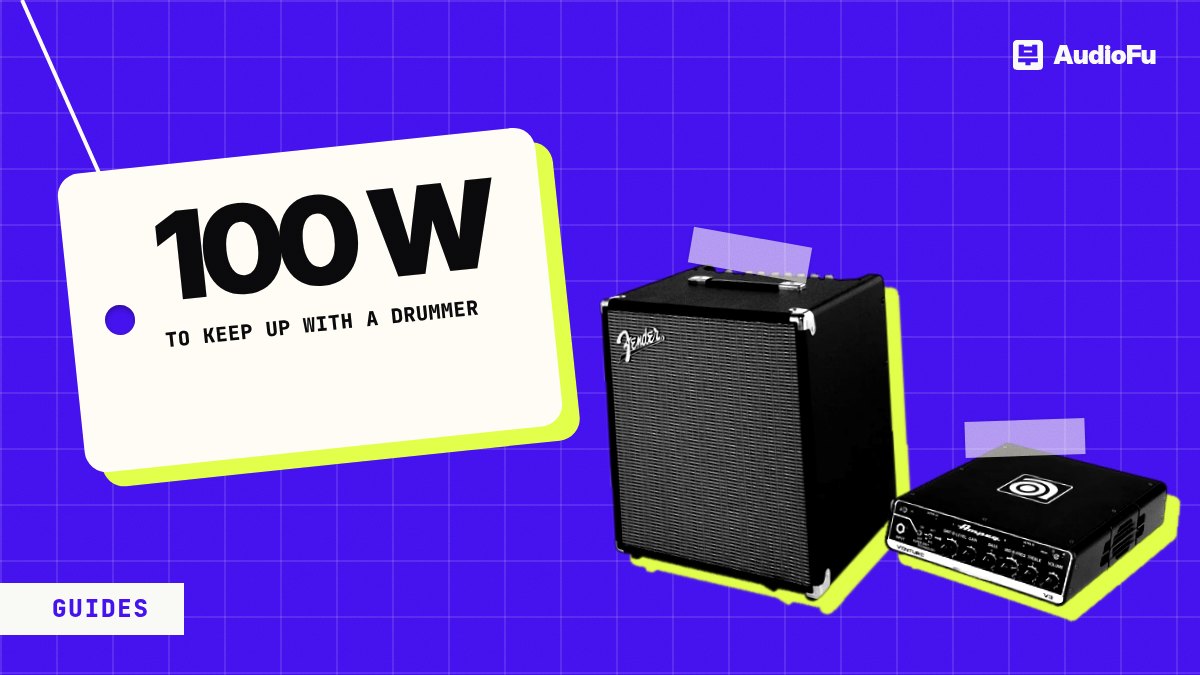 How to choose a bass amp: bass needs more watts than guitar, here's how many