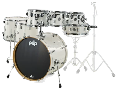 DW PDP CM7 Pearlescent White