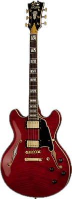DAngelico Excel DC Trans Cherry