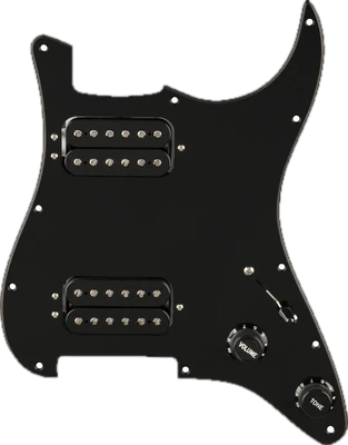 Fender Pre Wired Pickguard HH BK