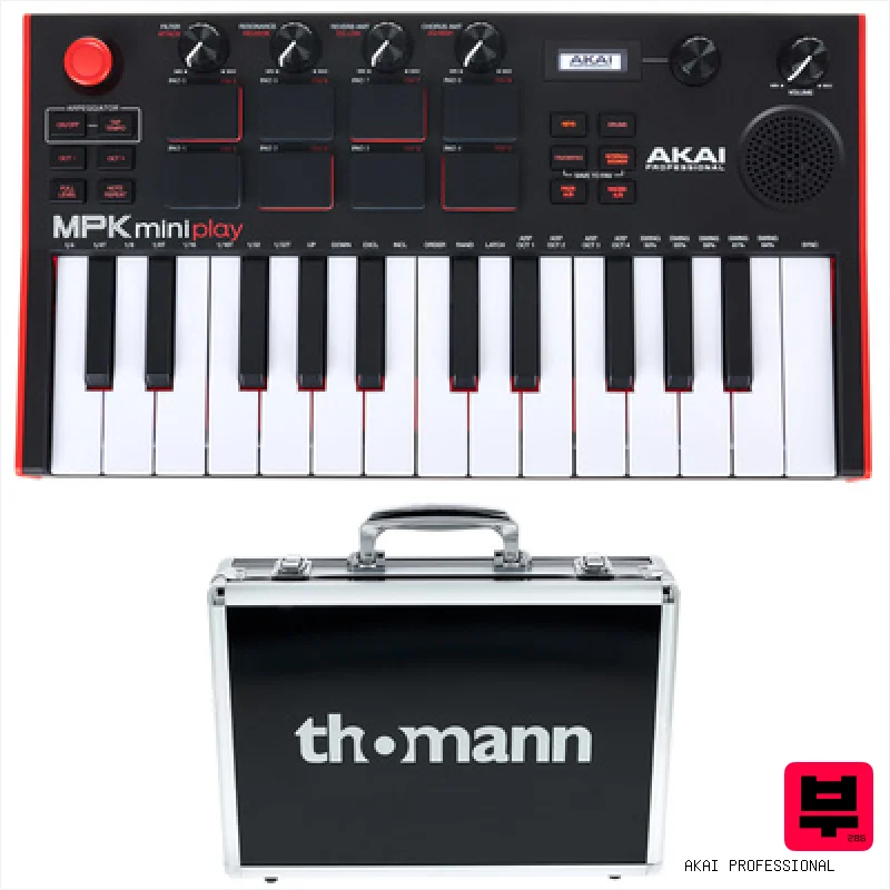 AKAI Professional MPK mini Play MK3 Case Bundle - Synthesizers