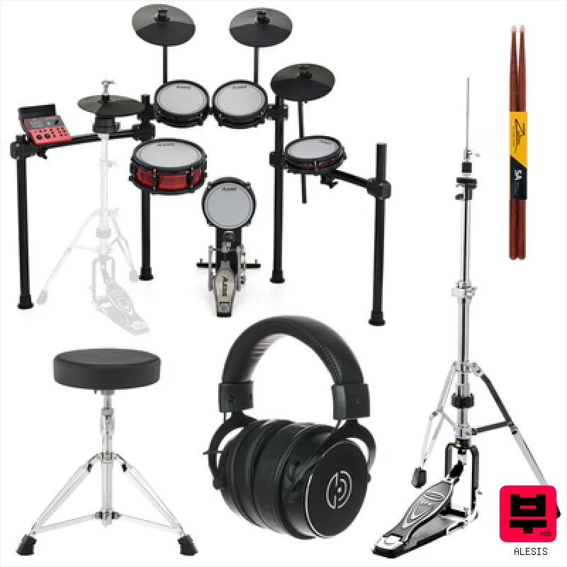 Alesis Nitro Ultimate Drum Kit Bundle - Professional Music Instrument Photo