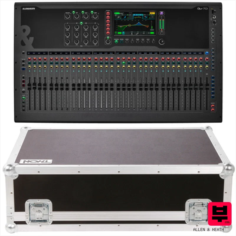 Allen & Heath QU-7D Case Bundle - Professional Music Instrument Photo