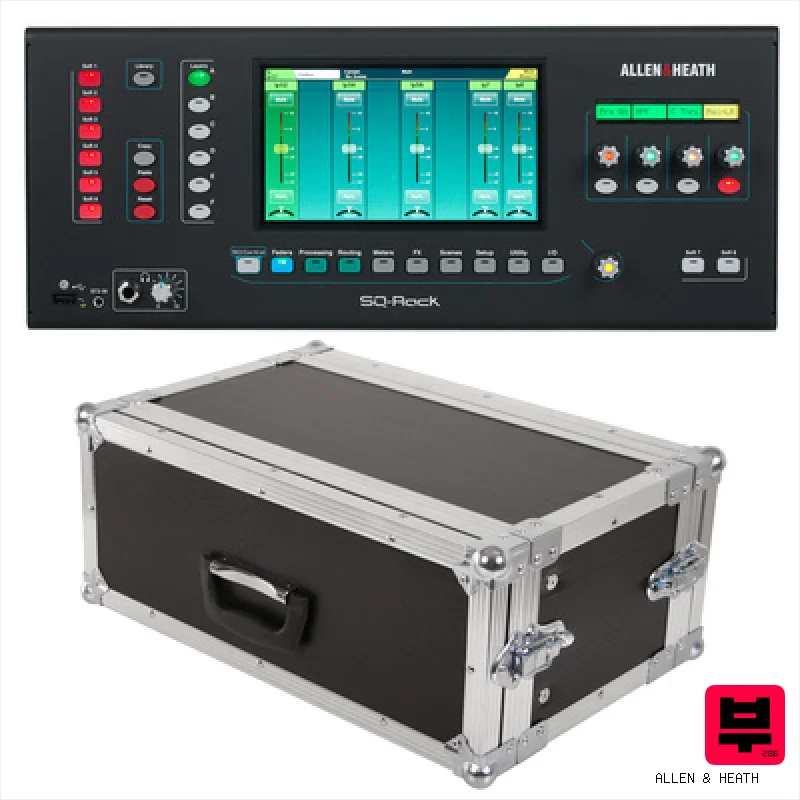 Allen & Heath SQ Rack Case Bundle - Professional Music Instrument Photo