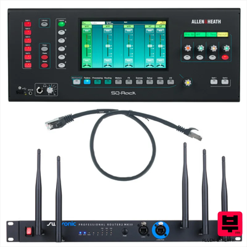 Allen & Heath SQ Rack Router Bundle - Professional Music Instrument Photo