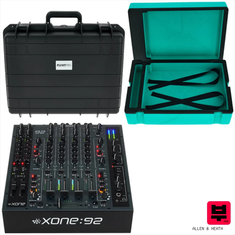 Allen & Heath Xone:92 MK2 Inlay Case Bundle - DJ Mixers
