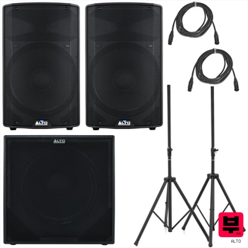 Alto TX 415/18S Basis Bundle - DJ PA Sets