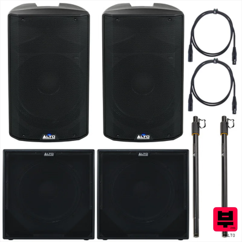 Alto TX 415/18S Power Bundle - Acoustic and Entertainer PA Sets