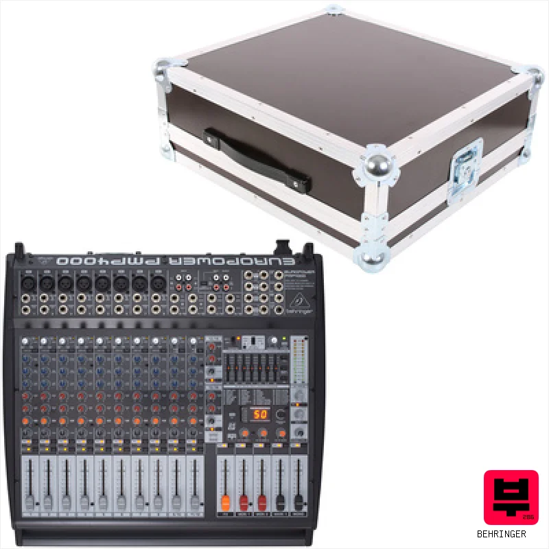 Behringer PMP 4000 Case Bundle - Powered Mixers