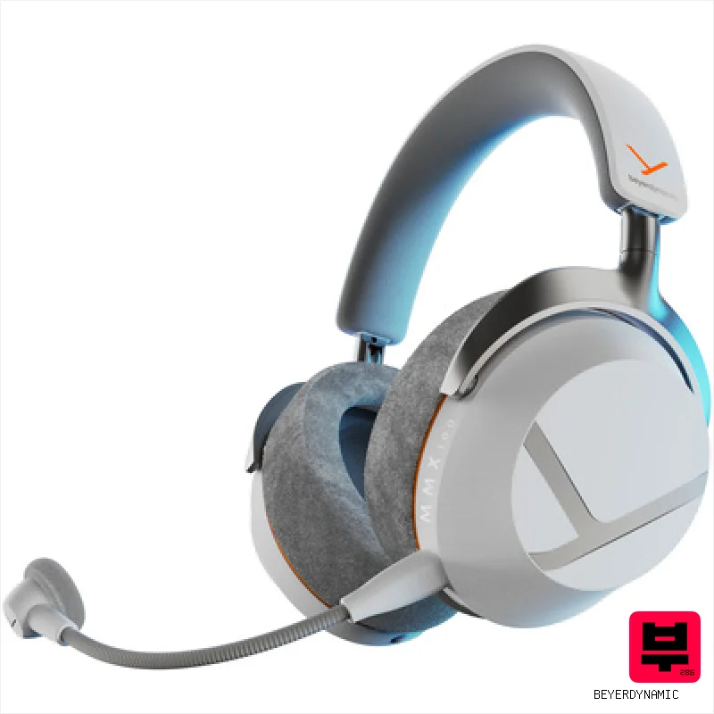 beyerdynamic MMX 100 Wireless Arctic White - Bluetooth Headphones