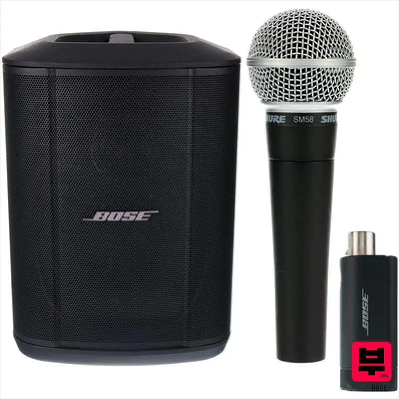 Bose S1 Pro Plus +Shure SM58 Bundle - Professional Music Instrument Photo