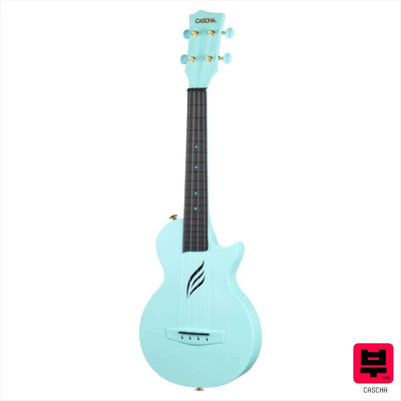 Cascha Carbon Concert Ukulele Set Min - Concert Ukuleles