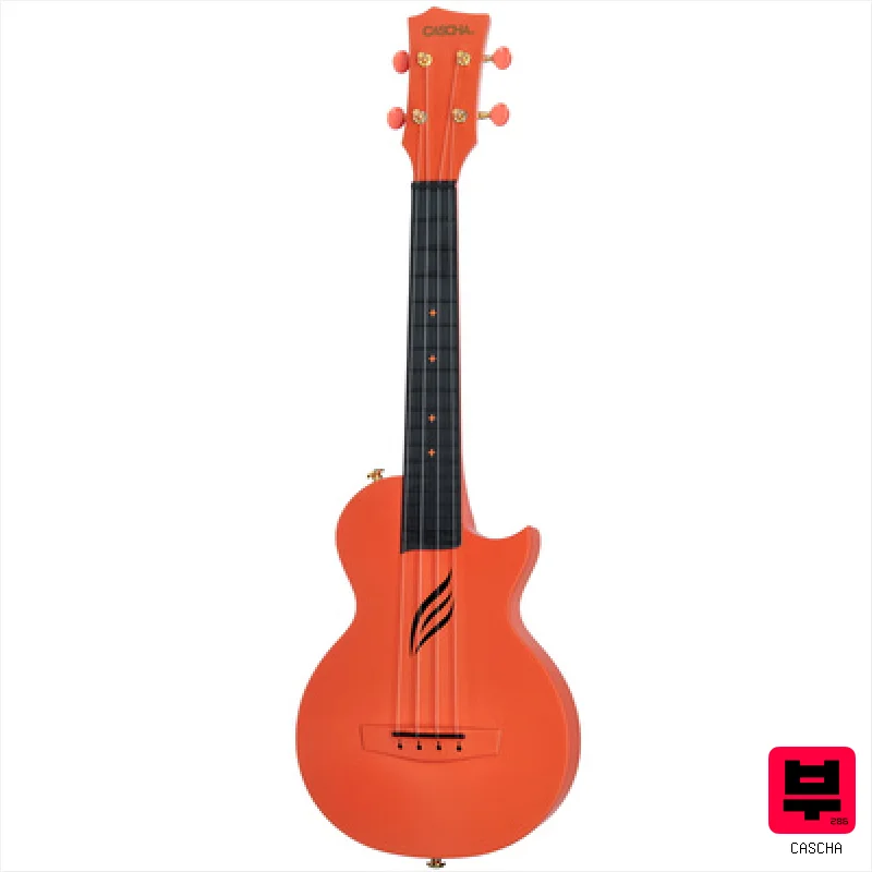 Cascha Carbon Concert Ukulele Set ORG - Concert Ukuleles