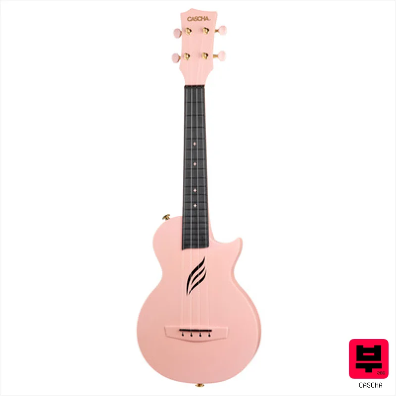 Cascha Carbon Concert Ukulele Set PK - Concert Ukuleles