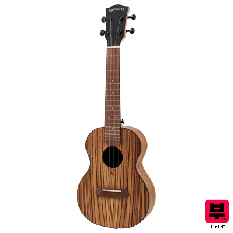 Cascha Concert Ukulele Zebra Wood - Concert Ukuleles