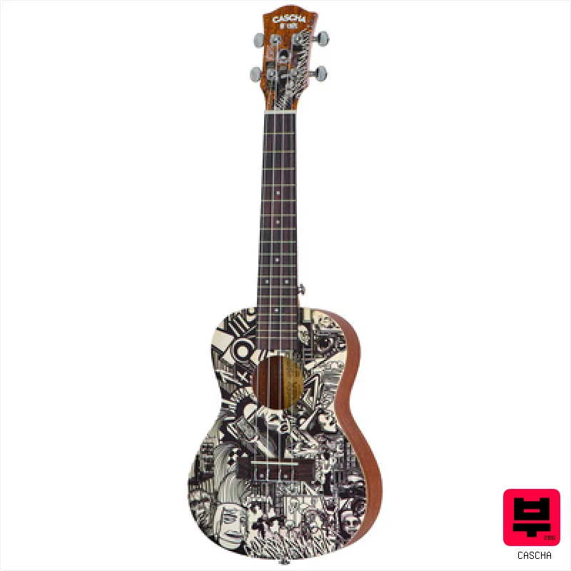 Cascha HH2605 Art Serie SketchConcert - Concert Ukuleles
