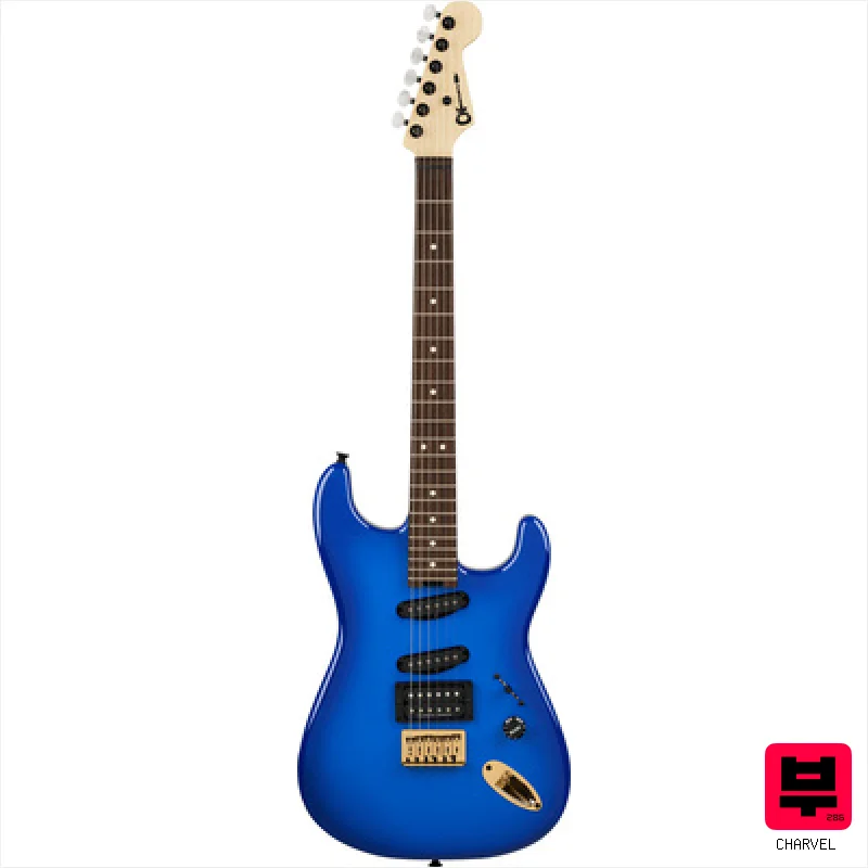 Charvel Jake E Lee PM SD1 HSS BLB - Professional Music Instrument Photo