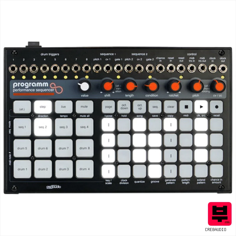 cre8audio Programm - Hardware Sequencers and Arrangers