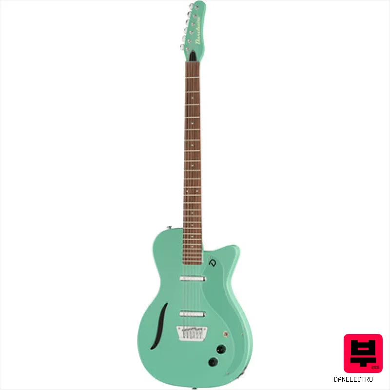 Danelectro 56 Vintage Baritone Dark Aqua - Baritone Guitars