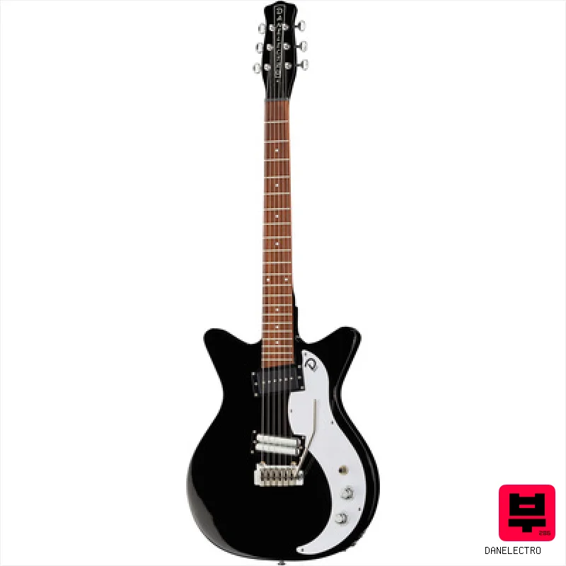 Danelectro 59 XT Black - Double Cut Guitars