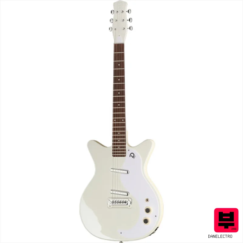 Danelectro 59M NOS+ DC White - Double Cut Guitars