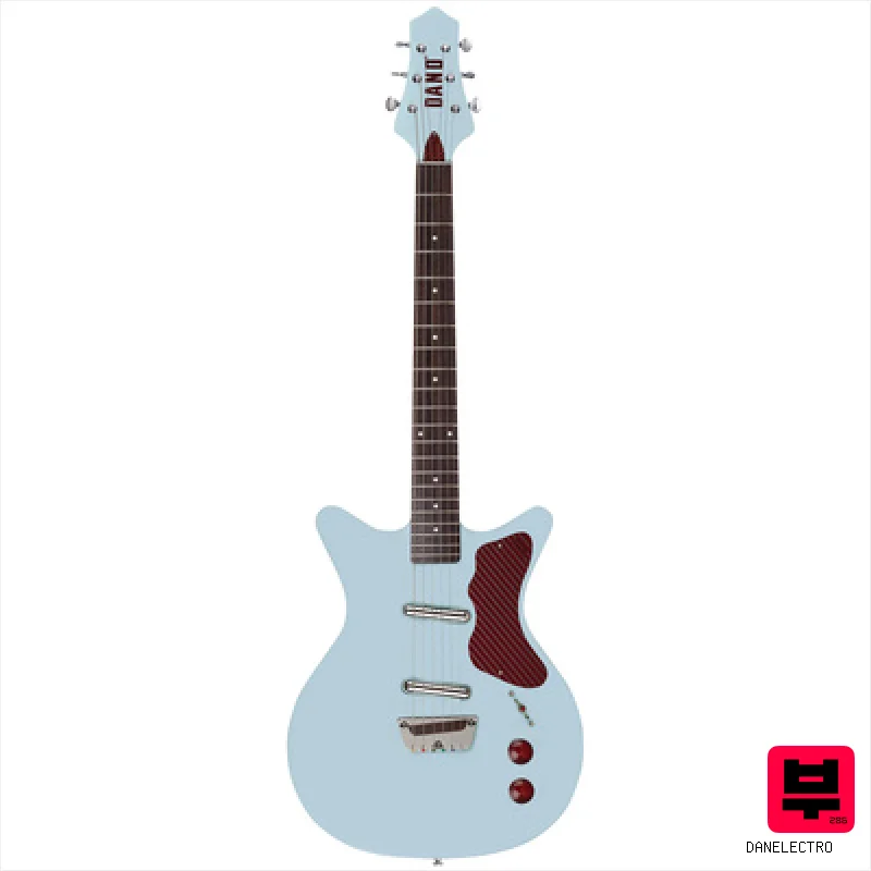 Danelectro Dan O. Cool Aqua - Double Cut Guitars