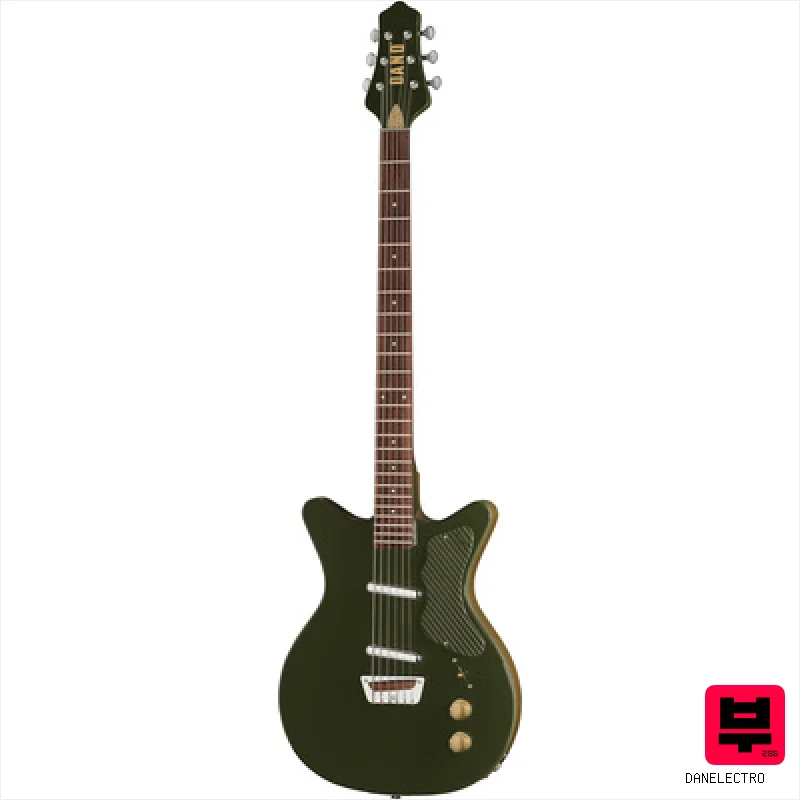 Danelectro Dan O. Cool Baritone Green - Baritone Guitars