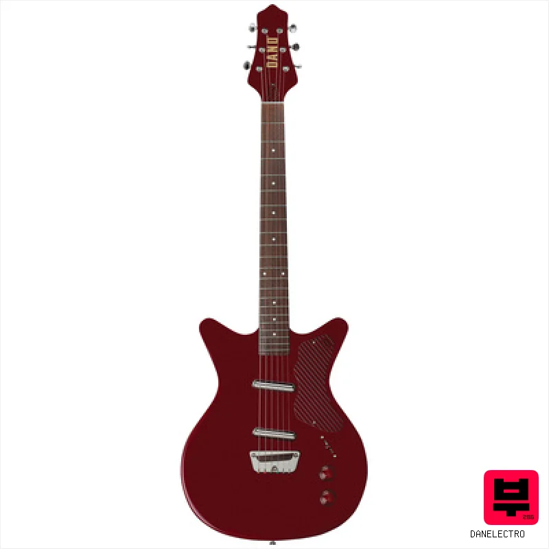 Danelectro Dan O. Cool Maroon - Double Cut Guitars