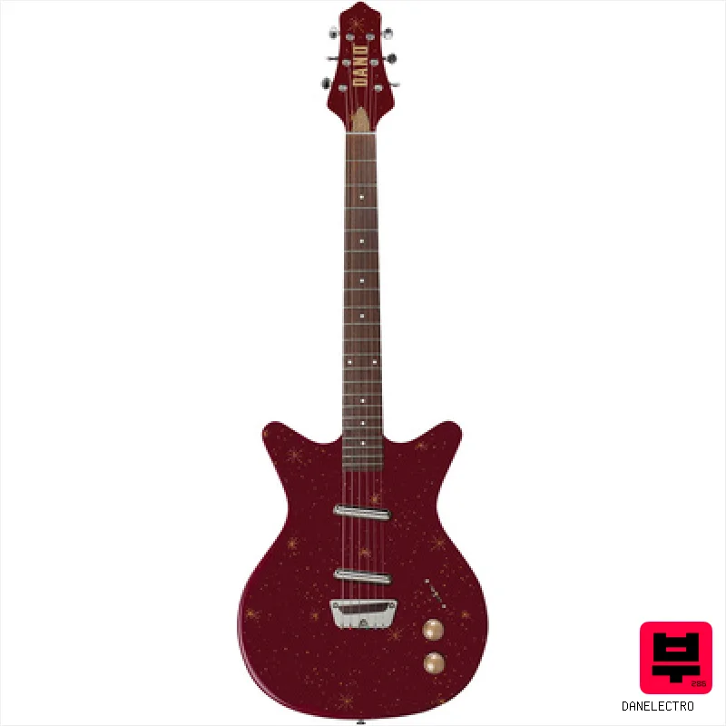 Danelectro Golden 1950's Maroon - Shortscale Guitars
