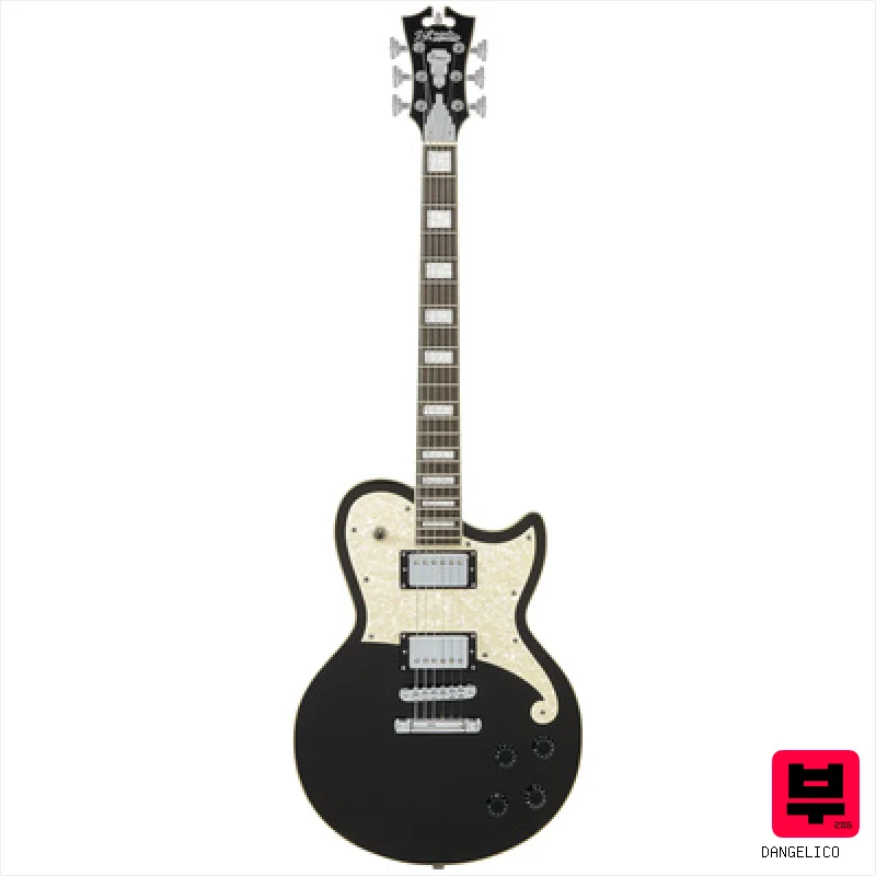 DAngelico Premier Atlantic Black Flake - Single Cut Guitars