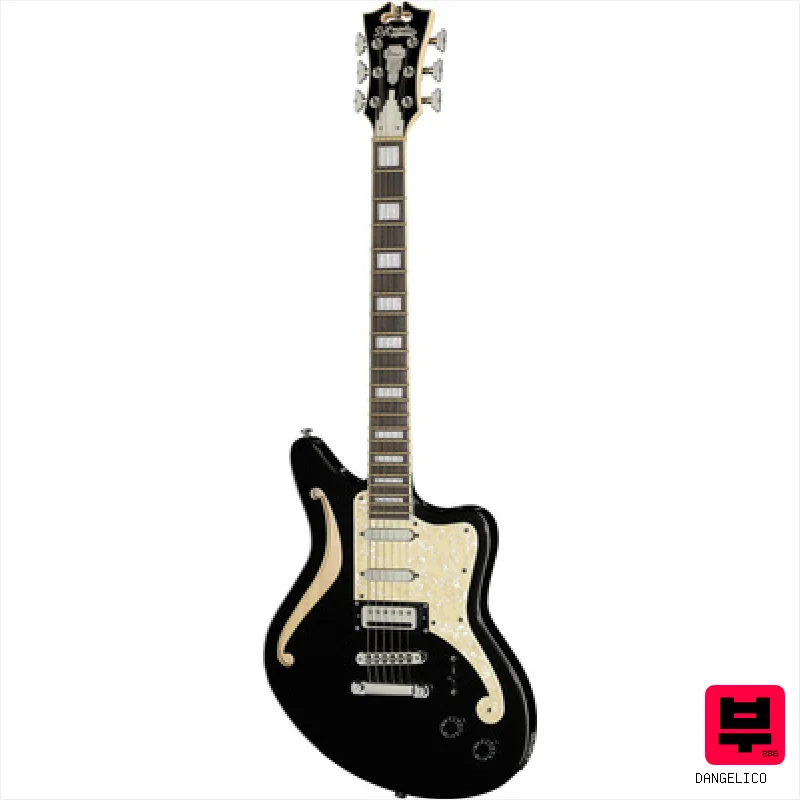 DAngelico Premier Bedford Black Flake - Alternative Design Guitars