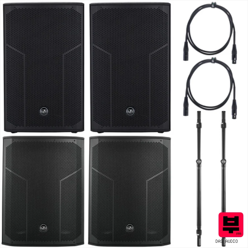 DAS Audio Action 515A/S18A Power Bundle - DJ PA Sets