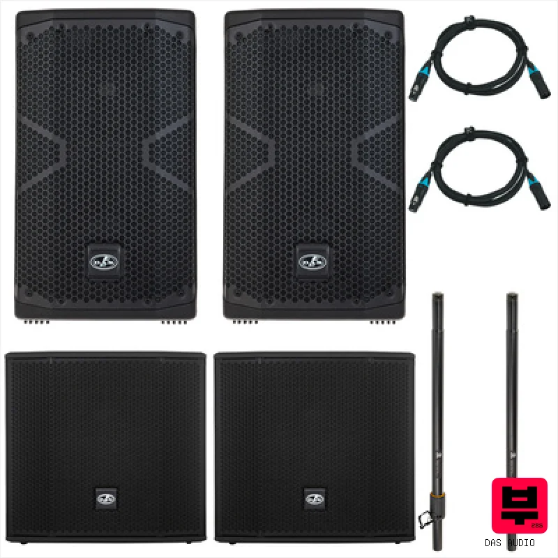 DAS Audio Altea-408A/S15A Power Bundle - Band PA Sets
