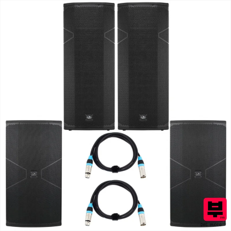 DAS Audio Vantec-215A/218A Power Bundle - DJ PA Sets