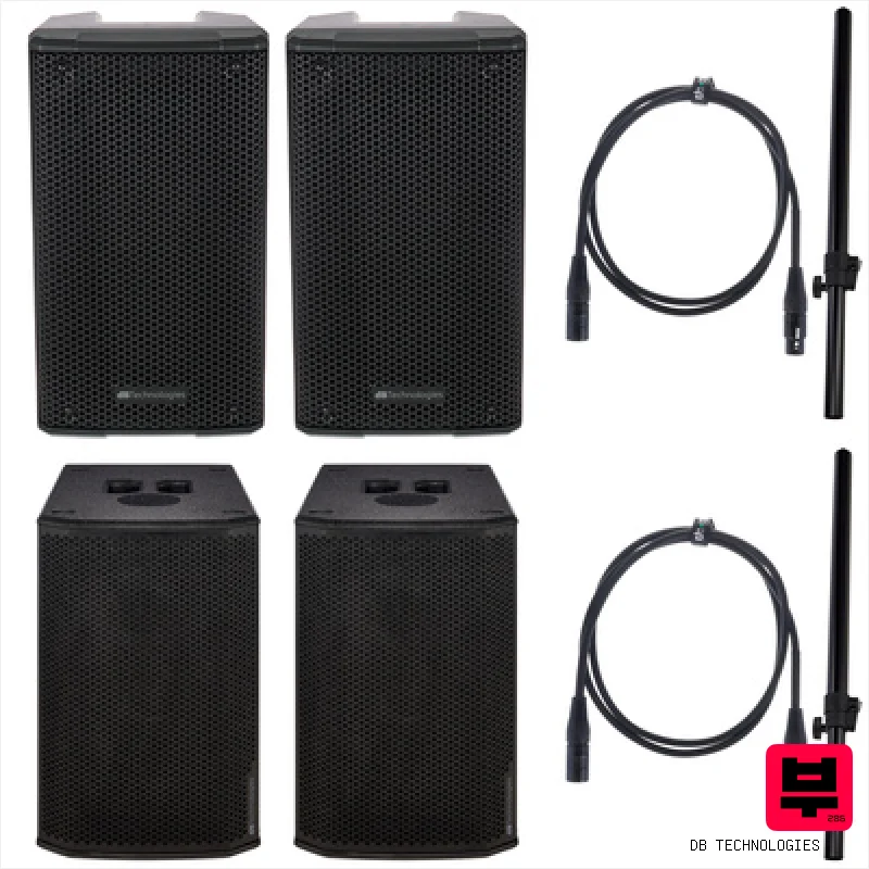 dB Technologies B-Hype 8/Sub 612 Power Bundle - Band PA Sets