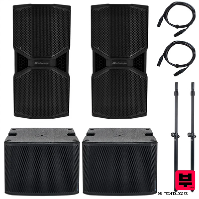 dB Technologies Reevo 210/Sub 915 Power Bundle - Professional Music Instrument Photo