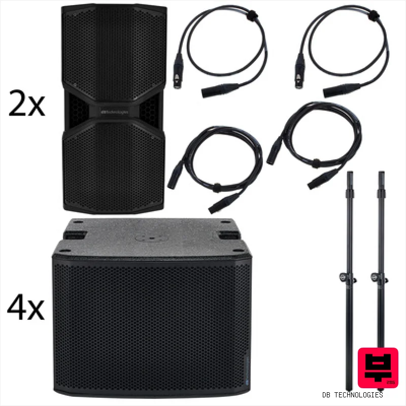 dB Technologies Reevo 210/Sub 915 Power Tower - Professional Music Instrument Photo
