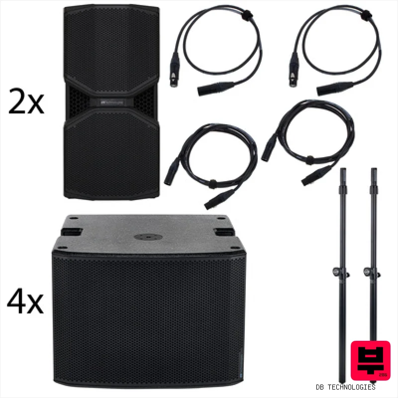 dB Technologies Reevo 212/Sub 918 Power Tower - Professional Music Instrument Photo
