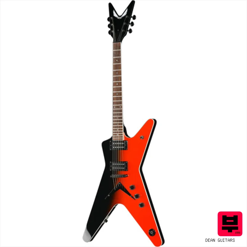 Dean Guitars ML 79 Red Black Fade - Professional Music Instrument Photo