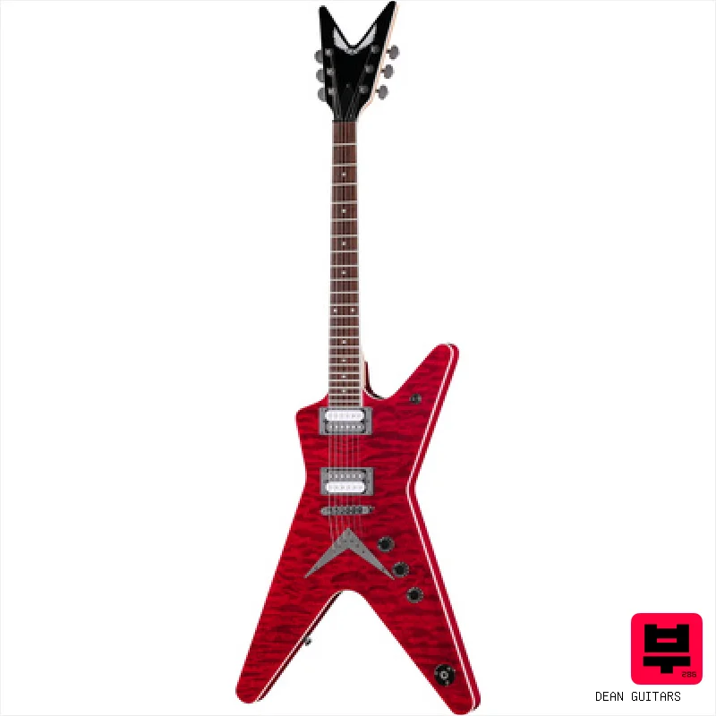 Dean Guitars MLX Quilt Maple Scary Cherry - Heavy Guitars