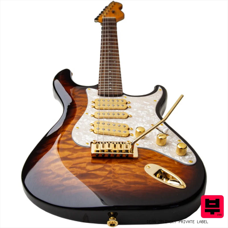 Dean Zelinsky Private Label Tagliare ATW Walnut Burst - Professional Music Instrument Photo